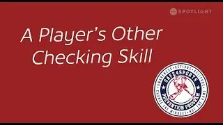 Safe4Sports Hockey TIPS | Episode #2 - A Player's Other Checking Skill