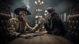 Outlaw Dark Country Minor Song with Haunted Highways and Minor Key Western Atmosphere