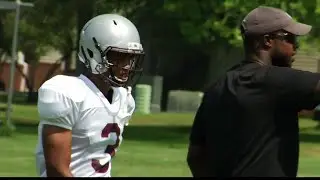 Converted receiver Justin Calhoun helping Montana Grizzlies' impressive secondary in Fall Camp