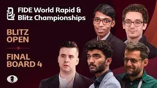 Board 4 | Day 2 | Open | FIDE World Blitz Championship 2025