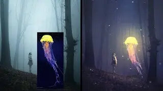 Jellyfish Glow Light Effect Photoshop Tutorial