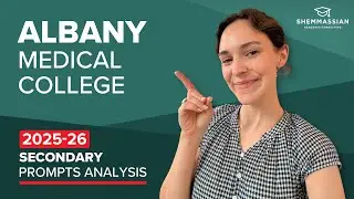 Our analysis of every Albany Medical College secondary essay prompt