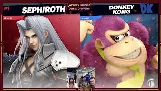 Smash at George's #26 - Dorcas (Sephiroth) vs Voom (Donkey Kong) - Winner's Round 2