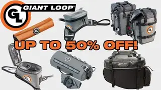 Giant Loop Black Friday/Cyber Monday Sale: Up to 50% OFF Tank Bags, Panniers, Hydration, and More!