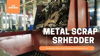 【ZZS】Waste Metal Disposal｜How Shredder Machine Works｜Scrap Metal Shredding Equipment