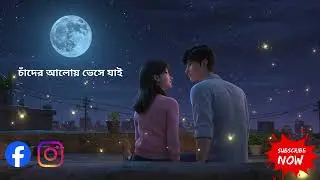 চাঁদের আলোয় ভেসে যাই &ndash; Romantic Bengali Song 3D Visuals | Chader Aloy Veshe Jai