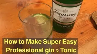 How to Make Super Easy Professional gin & Tonic
