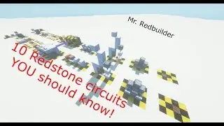 10 Redstone circuits YOU should know!