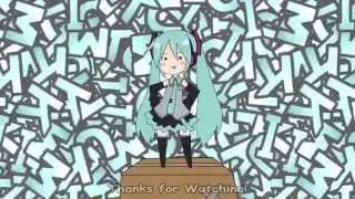 Miku Hatsune & Lamaze P] 恥ずかs&times;&times;&times; [English Subtitles]