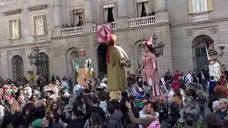 Ball final de la Trobada de gegants a Ciutat Vella i Seguici de Santa Eulàlia 2025