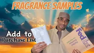 Sampling some New and some Old Fragrances 