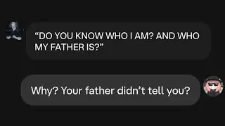 Character ai but I broke MAFIA BOSS'S last brain cells🤡