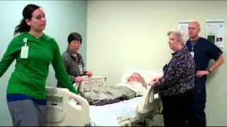 Maxisled and Ergo Slid demonstration at St Mary's Hospital