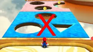 Super Mario Galaxy: Rocky Road Without Touching The Blue Platforms