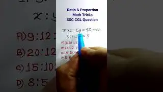 Ratio and Proportion| Ratio Proportion| Math Tricks| Ratio Proportion Shortcuts| #shorts