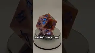 78mm Mega Chonk D20 #handmadedice #nat20dicery #ttrpg #handmadeD20 #chonk