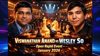 Viswanathan Anand vs Wesley So♟️Open Rapid 2026♟️Anand Wins in 40 Moves