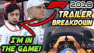 F1 2018 Game: I'M IN THE NEW F1 GAME! - F1 2018 Gameplay Features Trailer Breakdown!