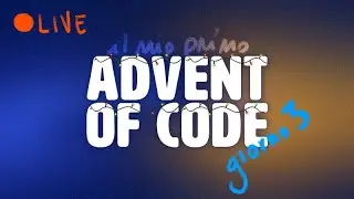 [🔴LIVE ] NON SO USARE LE REGEXP AIUTO - Advent of code - Giorno 3 | lidiacodes