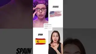 STATES 🇺🇸 VS SPAIN 🇪🇸 (Transition) #makeup #trending #bmw #shorts #tiktok
