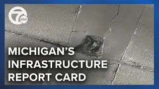 How did Michigan score on its infrastructure report card?
