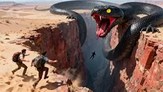 Expedition breaches ancient forbidden zone, rouses a millennia-old snake nest, trapped on a cliff！