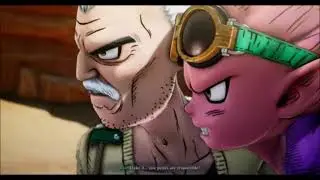 Sand Land Cutscene Bandits attack