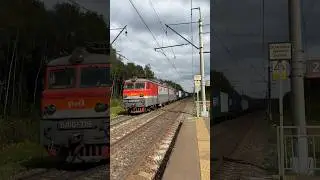 Приветливый электровоз ВЛ10у-719 с грузом проезжает о.п Вяткино #бмо #ржд #поезд #электровоз