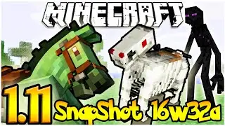 MINECRAFT 1.11 UPDATE SNAPSHOT 16W32A FEATURES, CHANGES & MORE!