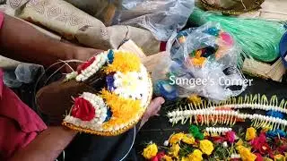 Traditional floral jadai making | DIY flower jadai