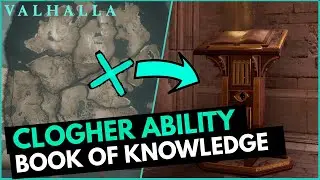 How to get the Book Of Knowledge In Clogher -  Smoke Bomb Arrow Ability Valhalla Wrath Of the Druids