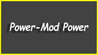 Python Programs #75: Power-Mod Power