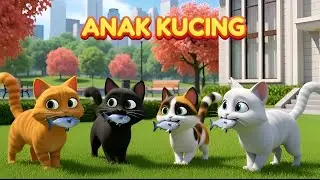 Anak Kucing Imut Bermain Ceria