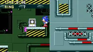 Sonic Remastered (Sonic) (Sega Genesis Hack) Gameplay Part 6 (Scrap Brain Zone)