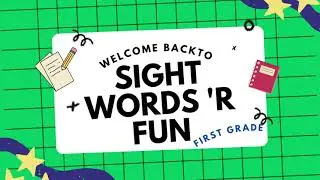 First Grade Sight Words 'r Fun List 1 #sightwords #sightwordsforkids #firstgrade #backtoschool #kids