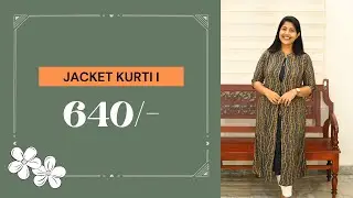 JACKET KURTIS കൾ Maternity wear ആയിട്ടും,feeding ആക്കിയും Normal ആയിട്ടും ഉപയോഗിക്കാം.L, XL,2XL,3Xl
