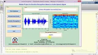 Matlab Code for Emotion Recognition from Audio Signal