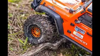 Absima CR3.4 Sherpa - Tyre & beadlock Test with Louise CR-Champ