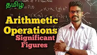 Arithmetical|Operation|Significant|Figure|Physics 11|Tamil|MurugaMP