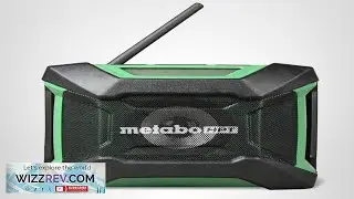 Metabo HPT 18V MultiVolt Cordless Bluetooth Radio Powerful Sound with 15 Level