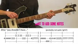 Britney Spears by Lady Parts, Oops!... I did it again. BASS COVER with TABS NOTATION
