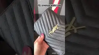 YSL envelope bag #yslbag #unboxing #women
