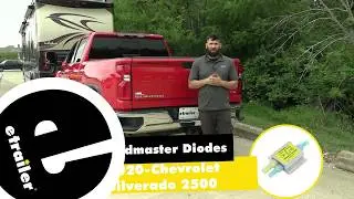 etrailer | Roadmaster 4-Diode Universal Wiring Kit Installation - 2020 Chevrolet Silverado 2500