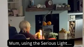 Bedroom makeover and a very Serious Light!