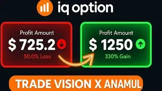 🔥 IQ Option Live Trading &ndash; Zero Loss Focus Strategy | Real Account | Trade Vision X Anamu #part1 l