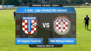 NK Hajduk Tovarnik - HNK Mitnica Vukovar, 1-5, 7. kolo, Liga mladeži NS Vukovar, Početnici, 13/14.