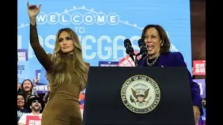 Jennifer Lopez Cries On Stage During Powerful Speech at Kamala Harris Event