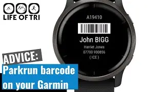 How to get your Parkrun barcode / number on your Garmin