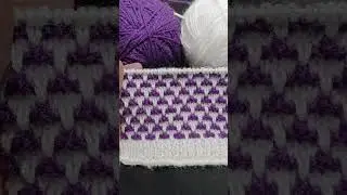 Two colour sweater design #ytshorts #knitting #sweater #handicraft #diy #knittingdesign