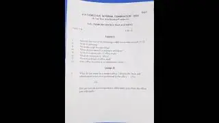 +3 4th semester modern office management question || Internal question #viral #shorts #trending